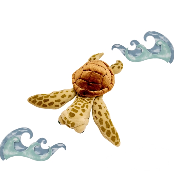 Disney Theme Parks Finding Nemo Souvenir Crush Turtle Plush Stuffed Animal Toy - Picture 3 of 6